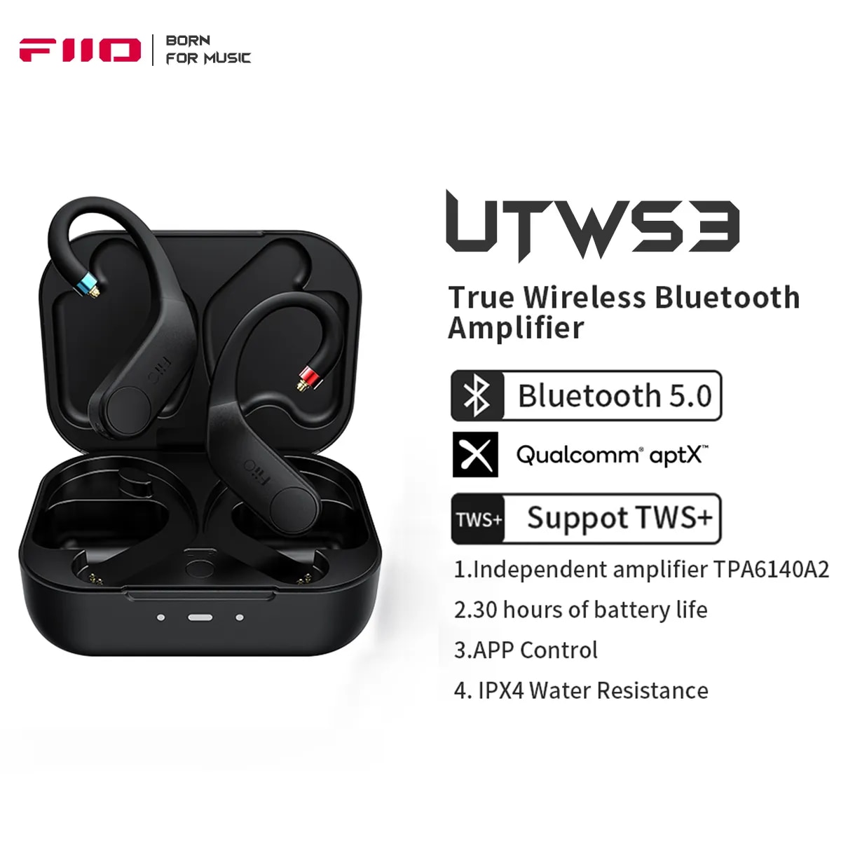 FiiO UTWS3 Bluetooth V5.0 aptX/TWS