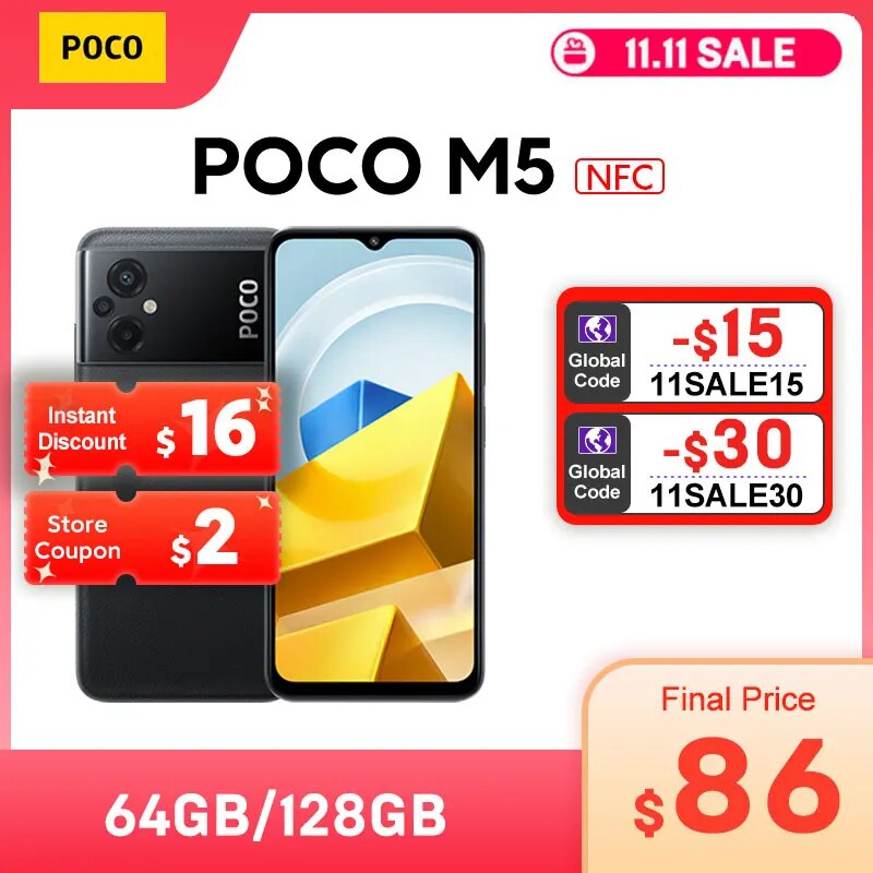 Global Version POCO M5 64GB