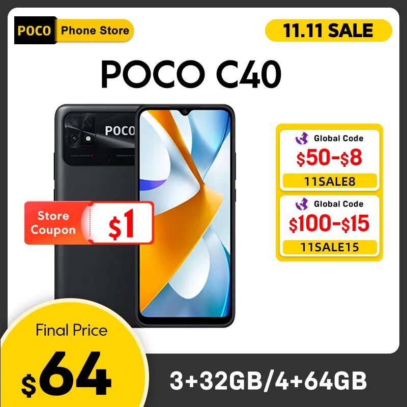 POCO C40 Global Version 32GB