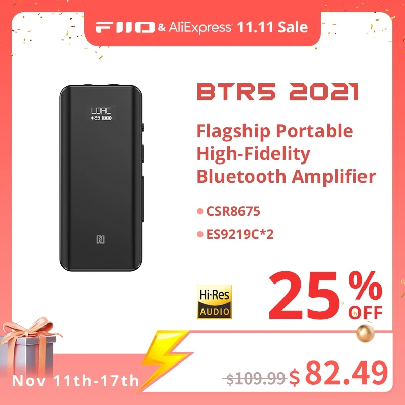 FiiO BTR5 2021 with MQA