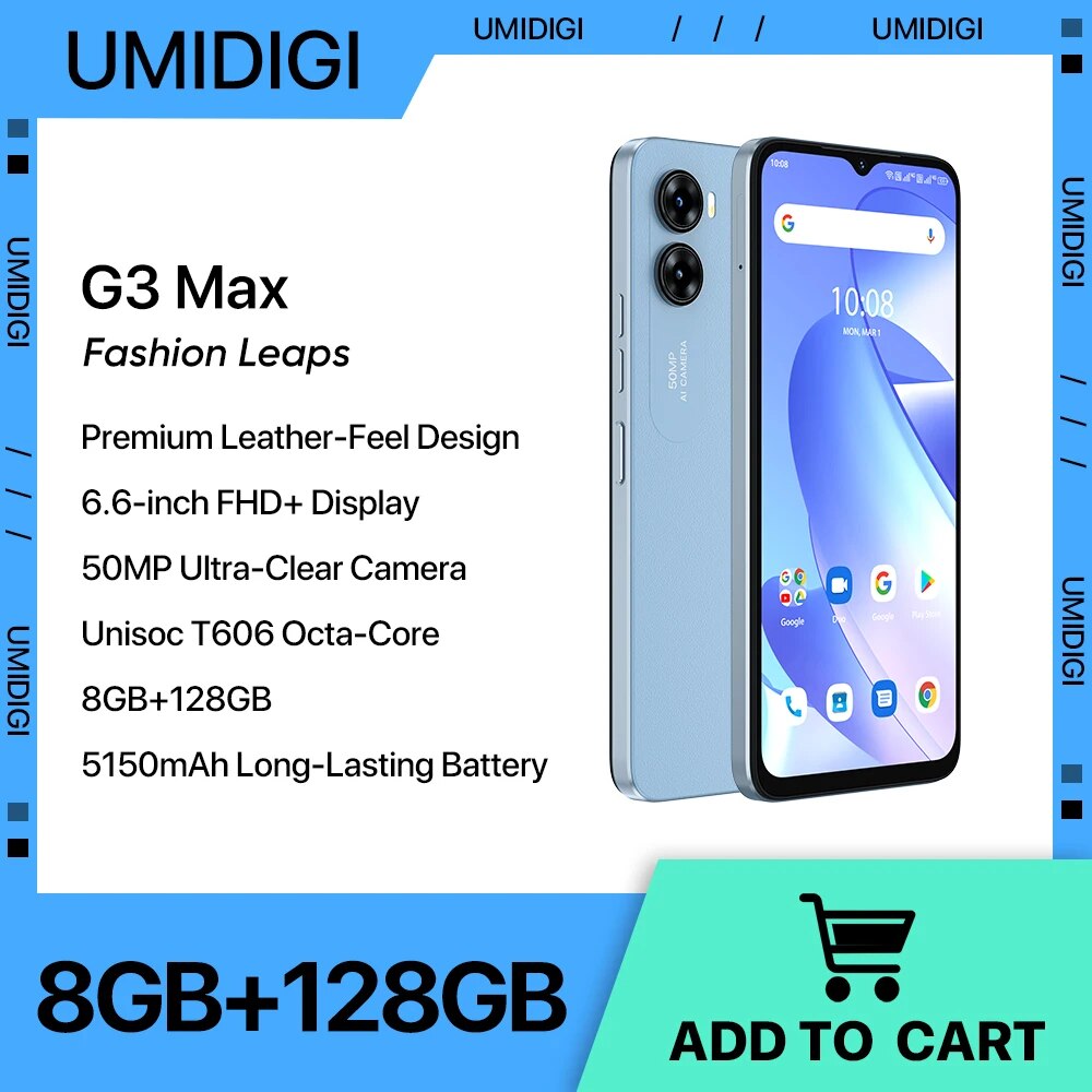 UMIDIGI G3 MAX Smartphone, Android