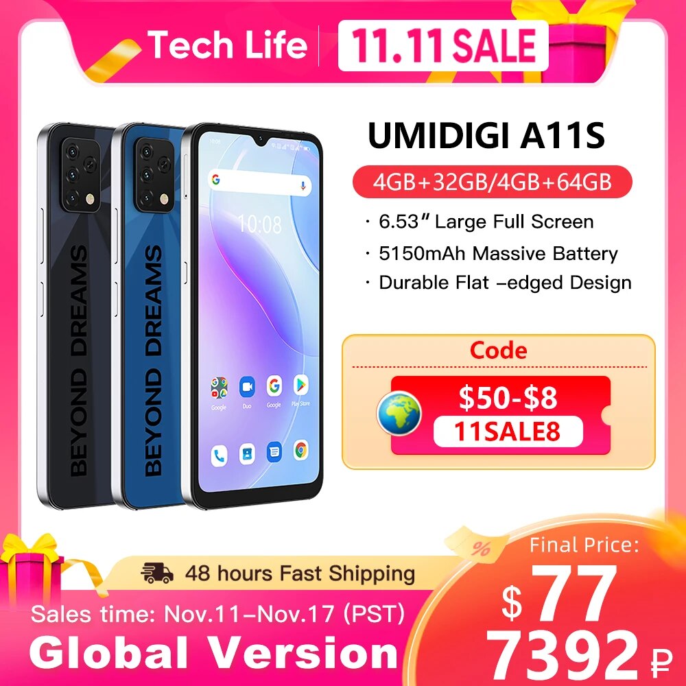 UMIDIGI A11S Global Version Smartphone