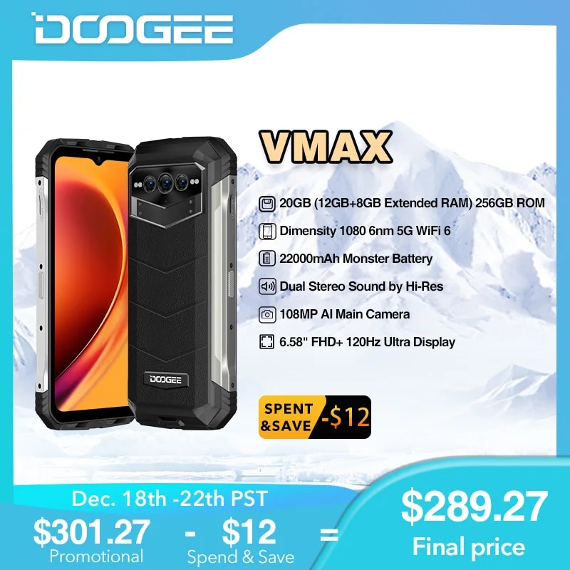 DOOGEE V Max 5G 6.58"