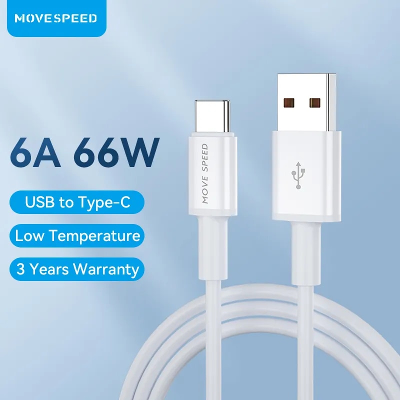 MOVESPEED 6A 66W USB to