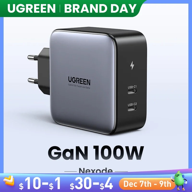 UGREEN GaN 100W Charger for