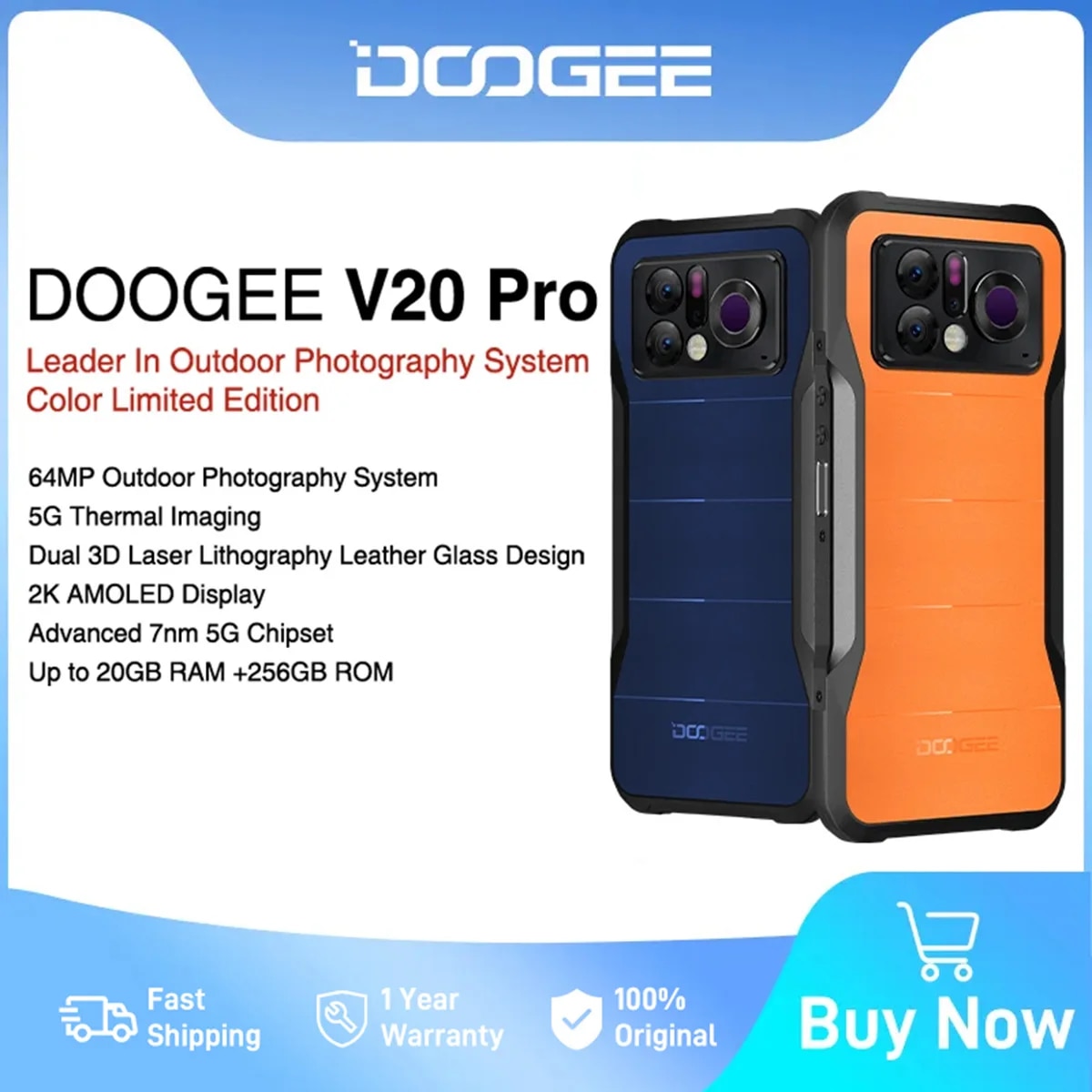 DOOGEE V20 Pro Rugged Phone