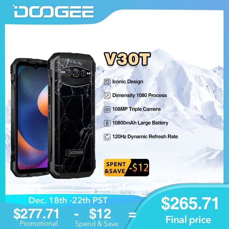 DOOGEE V30T 5G 6.58" FHD