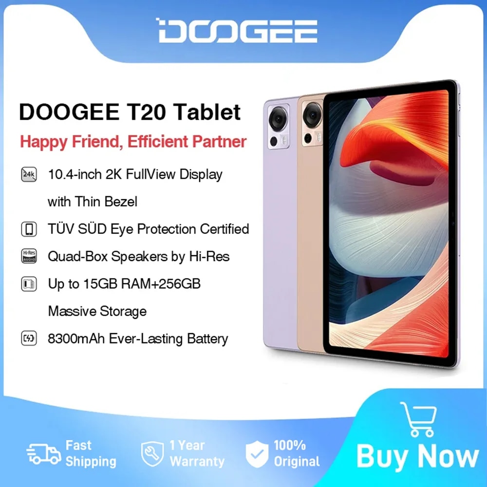 DOOGEE T20 Tablet 10.4" 2K