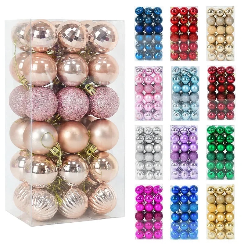 1box Christmas Balls Christmas Tree