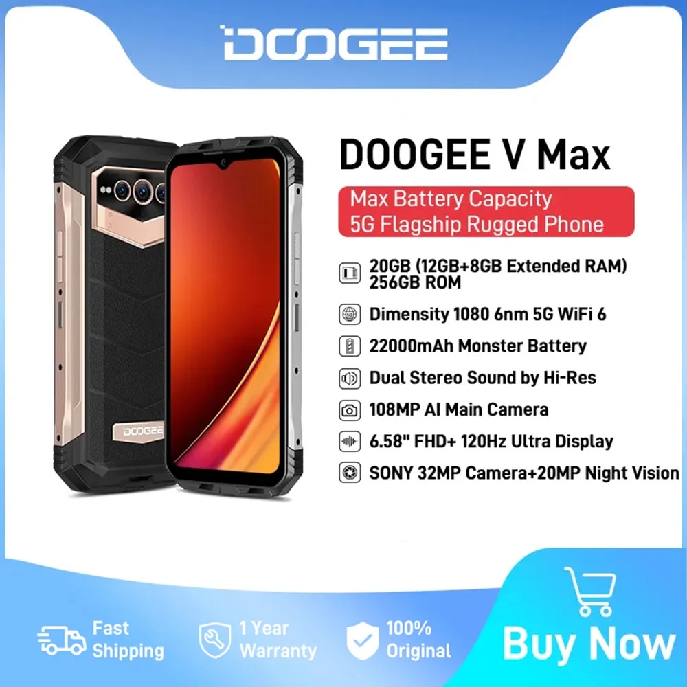 DOOGEE V Max 5G Rugged