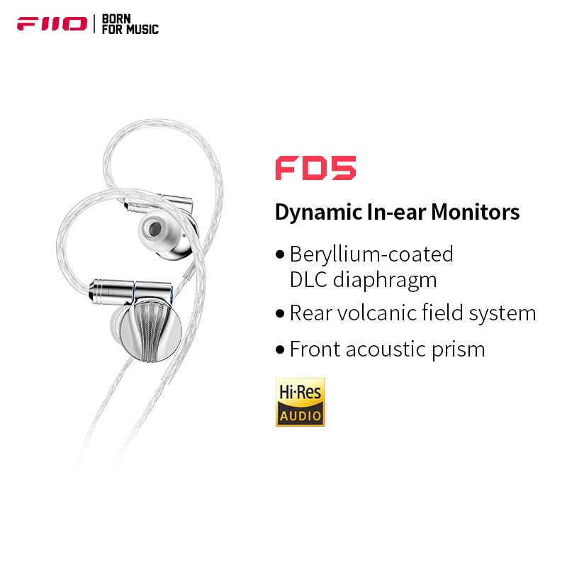 FiiO FD5  Hi-res Beryllium-Coated
