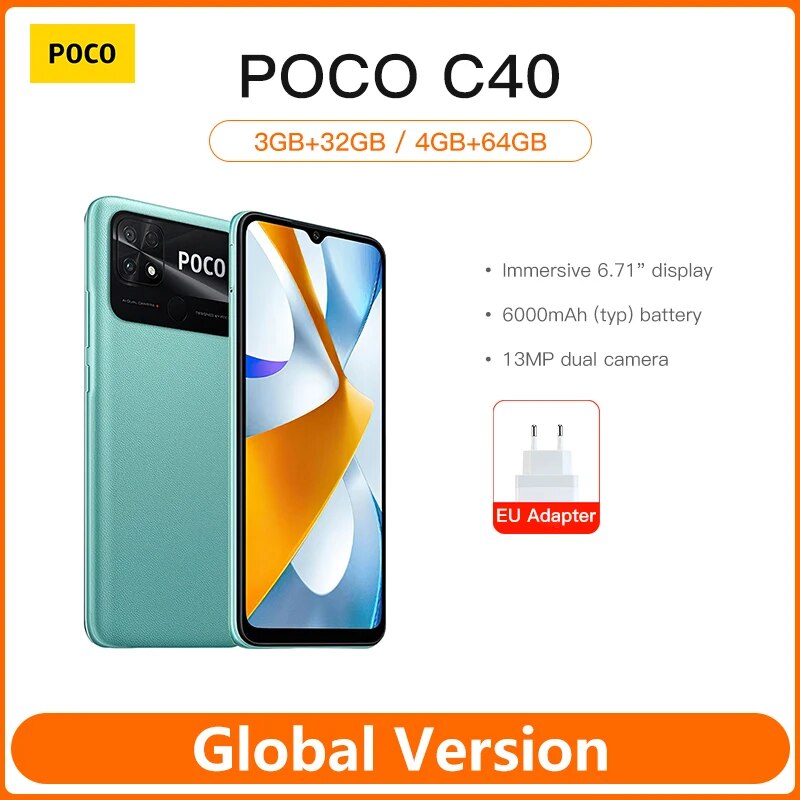 Global Version POCO C40 3GB