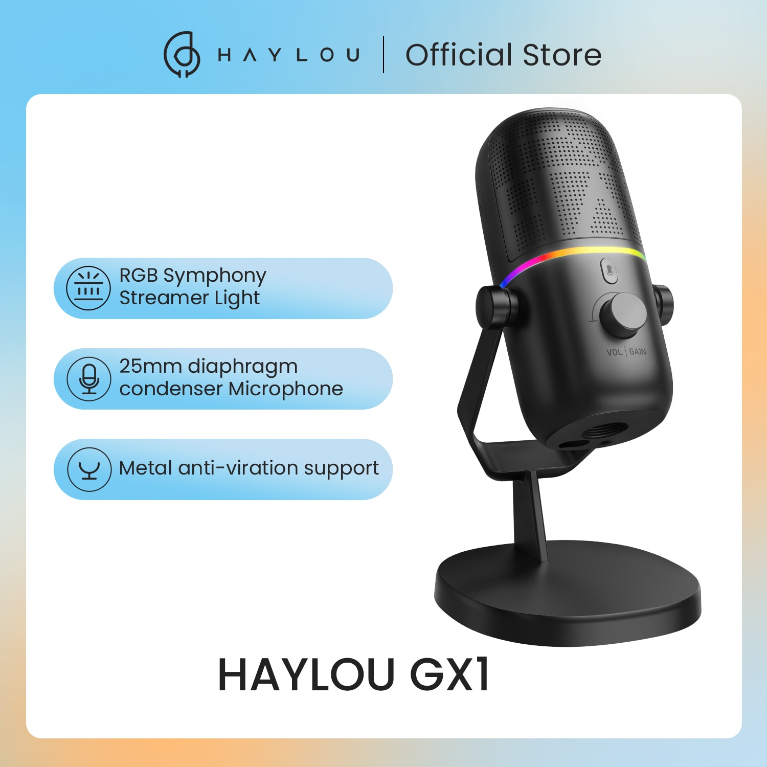 HAYLOU GX1 Microphone for Gaming