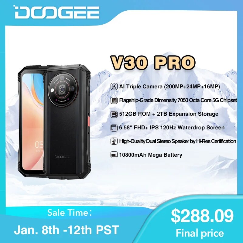 DOOGEE V30 Pro 32 RAM+512