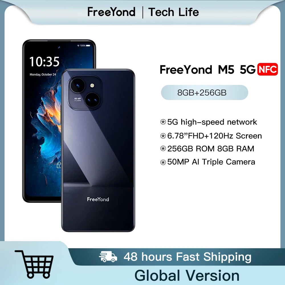 New FreeYond M5 5G 6.78"