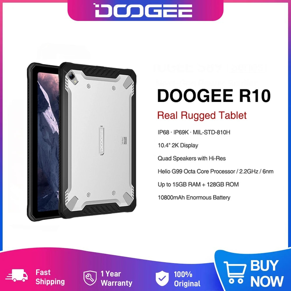 DOOGEE R10 Rugged Tablet Helio