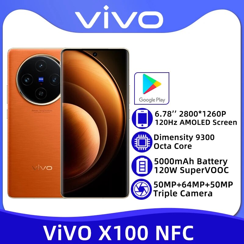 VIVO X100 6.78" 120HZ AMOLED