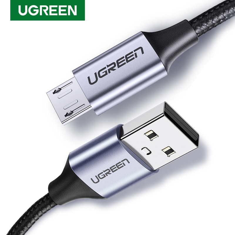 Olvídate de cables lentos y frágiles: El UGREEN MICRO USB de carga rápida 2A con funda de nylon te ofrece durabilidad y velocidad en una oferta imperdible para tus dispositivos.
