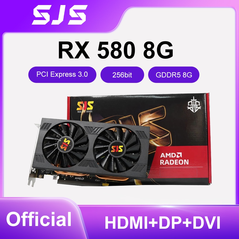 SJS Video Card rx 580