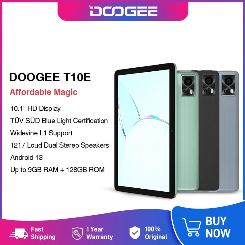 DOOGEE T10E Tablet PC Widevine