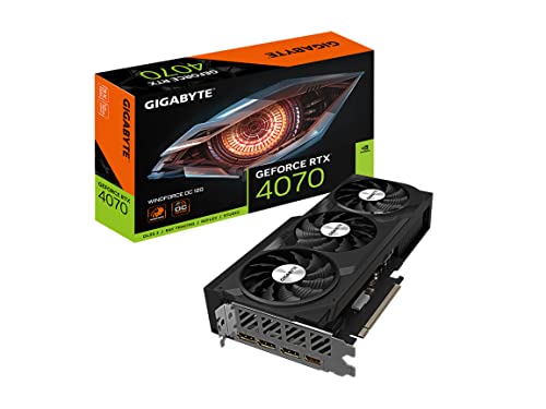Domina el gaming en 4K sin sacrificar rendimiento: La GIGABYTE GEFORCE RTX 4070 WINDFORCE OC 12G con refrigeración avanzada eleva tu experiencia a nuevos niveles de realismo