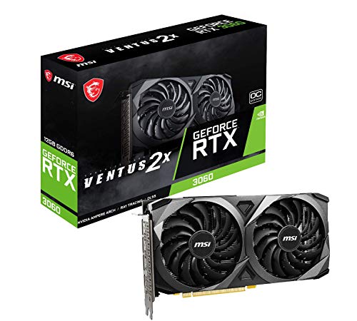 Juega en Ultra y edita vídeo sin límites: La MSI RTX 3060 con 12GB y refrigeración Twin Fan llega en oferta para gamers y creadores exigentes