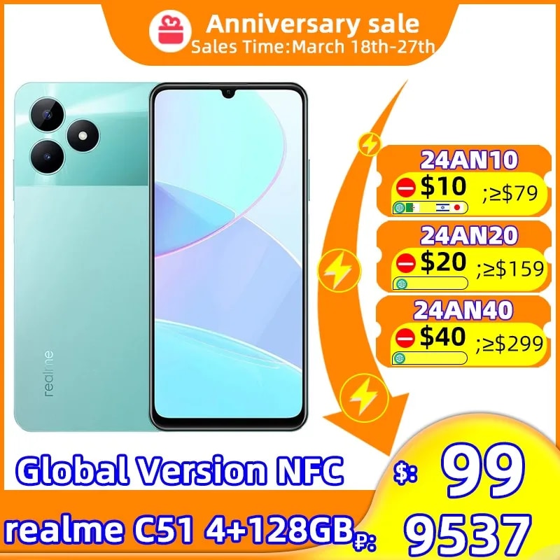 Global Version realme C51 NFC