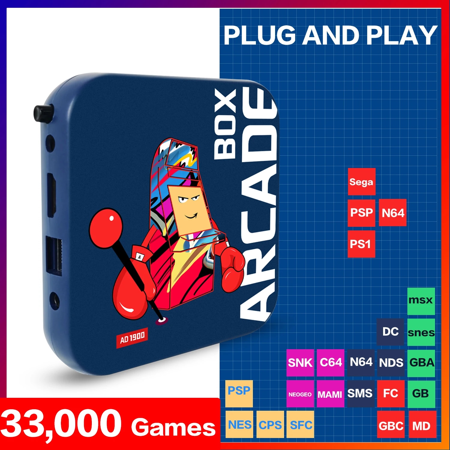 Arcade Box Classic: Consola Retro Inigualable