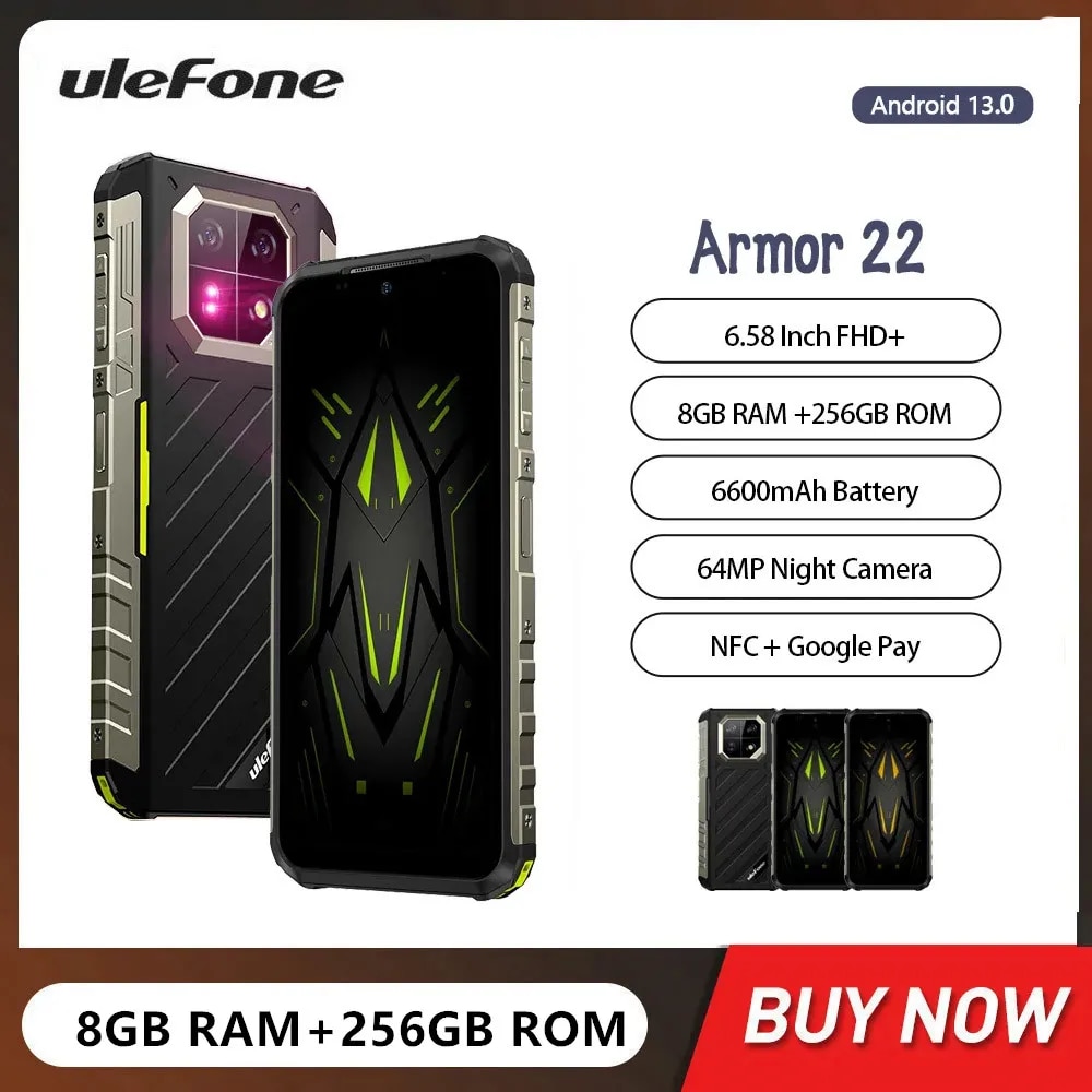 Ulefone Armor 22 Waterproof Rugged