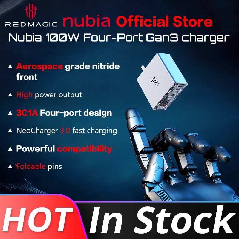 Nubia Dao 100W 4Port GaN
