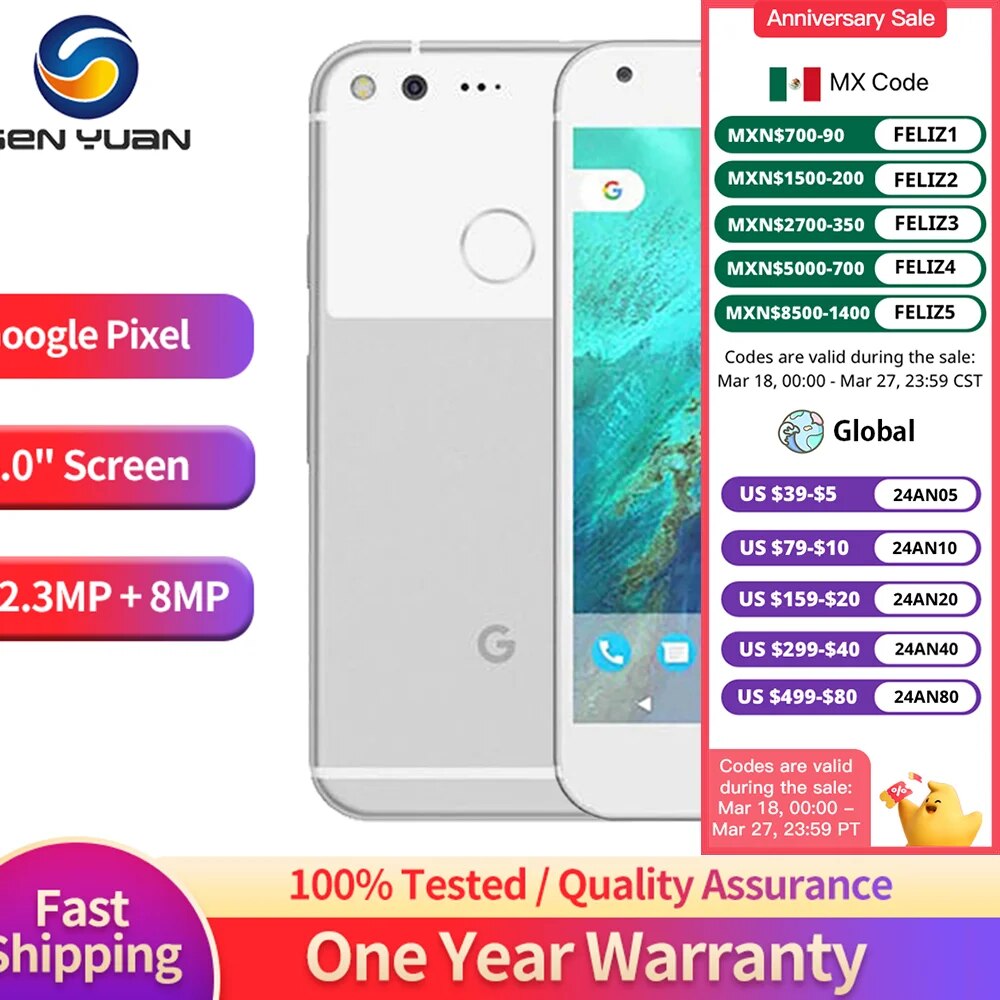 Original Google Pixel 4G LTE