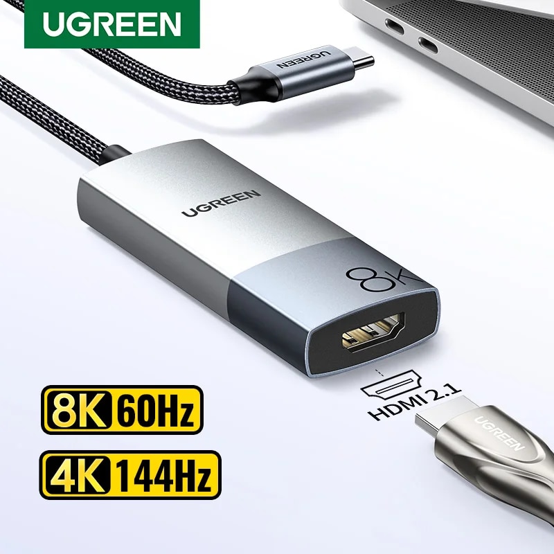 Potencia tu Productividad Visual: Adaptador UGREEN USB C a HDMI que Transforma Cualquier Pantalla en una Estación 8K para XIAOMI, MACBOOK, IPAD PRO y SAMSUNG GALAXY con Flujo Impecable de 60Hz