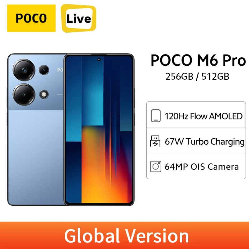 Global Version POCO M6 Pro