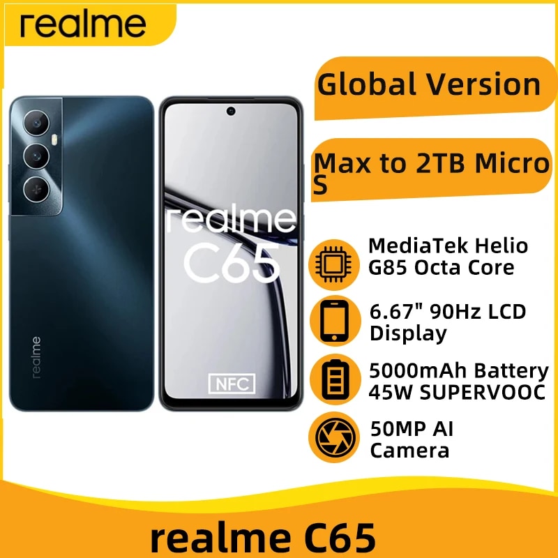 Global Version realme C65 Helio
