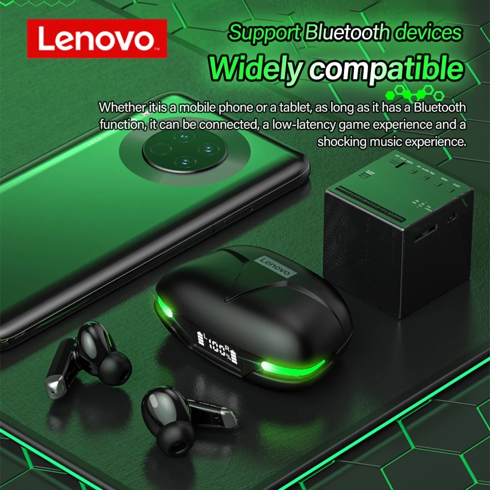 Lenovo GM3 Bluetooth Headphones TWS
