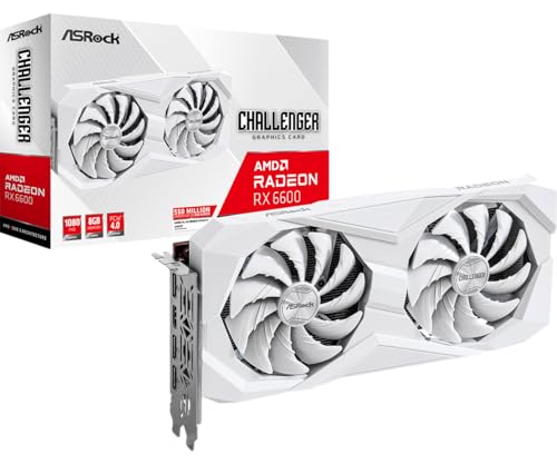 Juega en 4K sin ruidos ni límites: La ASROCK RX 6600 CHALLENGER WHITE con 8GB GDDR6 y refrigeración 0dB te espera en una oferta imperdible para gamers exigentes.
