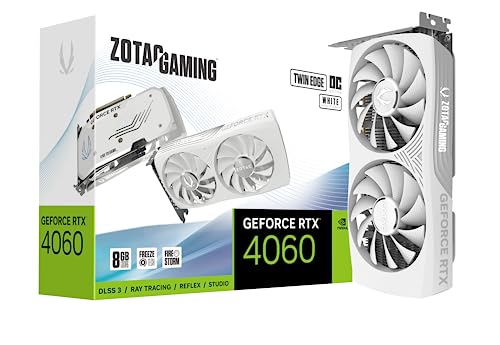 Olvídate de los lagazos en tus juegos favoritos: la ZOTAC GAMING RTX 4060 TWIN EDGE OC WHITE EDITION con DLSS 3 y 8GB GDDR6 te ofrece fluidez extrema en una oferta exclusiva para gamers exigentes.