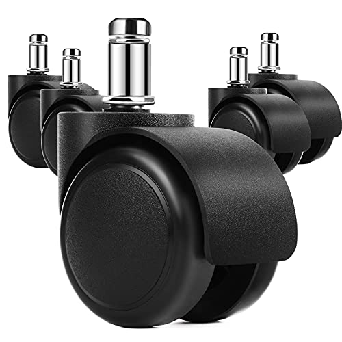 Silencio y suavidad al moverse: las MAXGEAR de 2 pulgadas con goma resistente protegen tus pisos y reducen el ruido, una solución perfecta para oficinas y espacios domésticos.