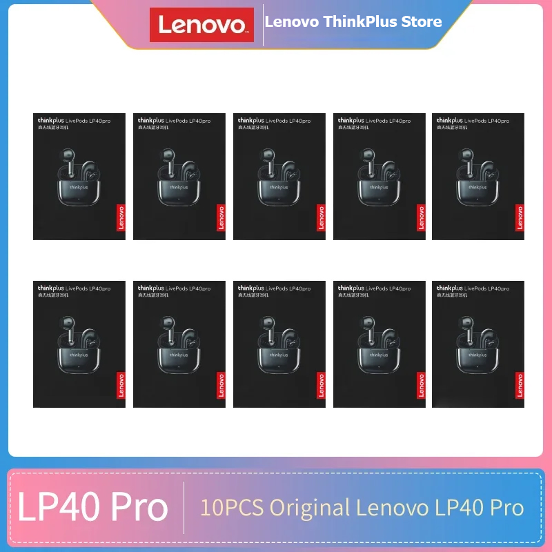 10PCS Lenovo LP40 Pro 100%