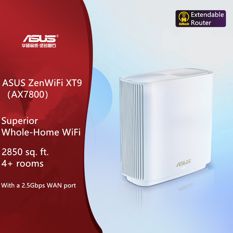 ASUS ZenWiFi XT9 (AX7800): Conexión Perfecta para Tu Hogar