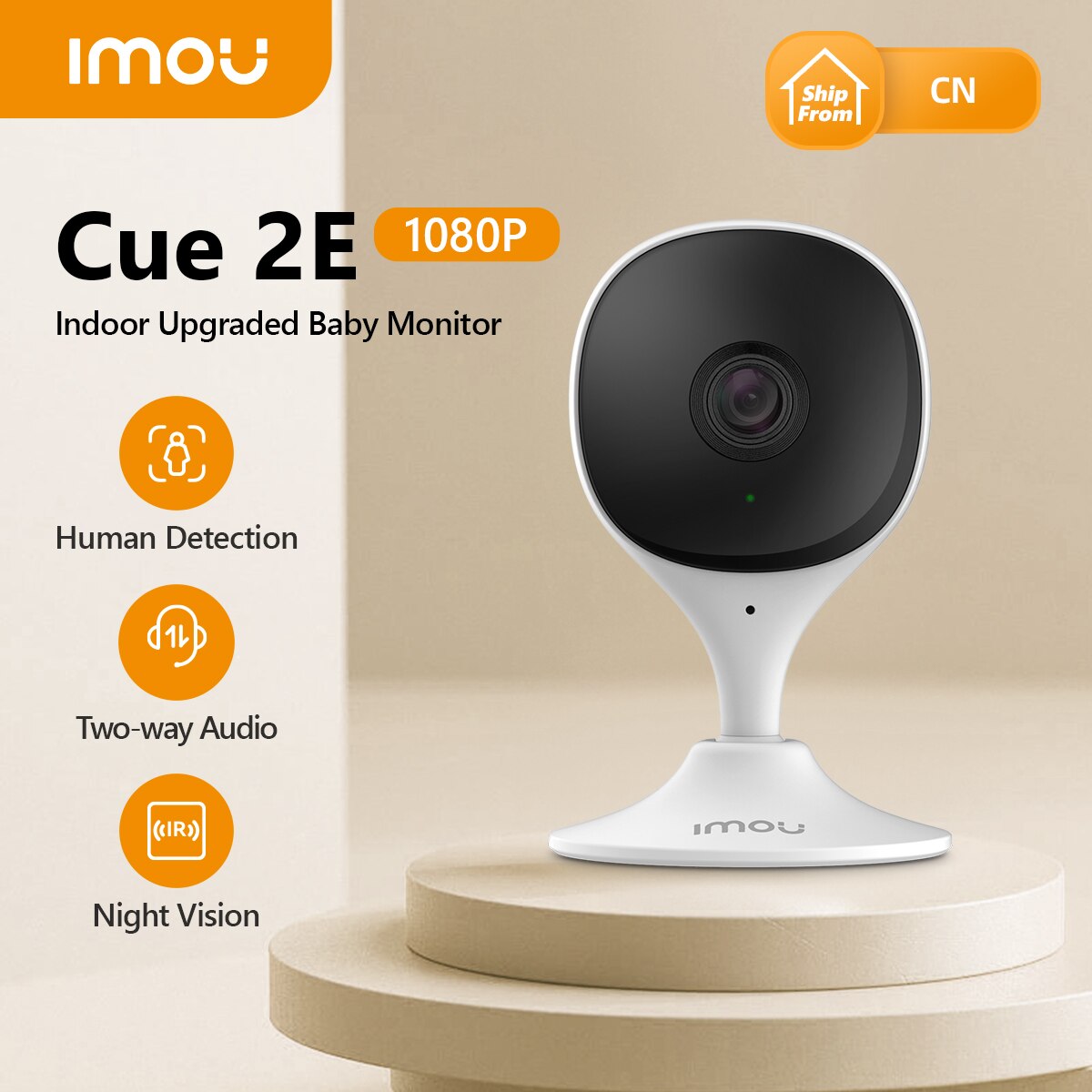 Cámara IMOU Indoor Cue 2E: Seguridad y Comodidad para tu Hogar