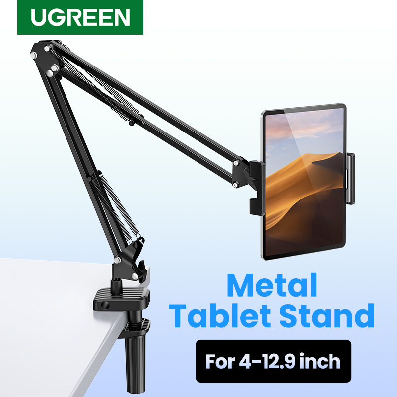 Transforma tu productividad con este soporte versátil: El SOSTÉN DE BRAZO LARGO UGREEN se adapta a tus dispositivos como IPAD PRO y XIAOMI TABLET para un flujo de trabajo perfecto