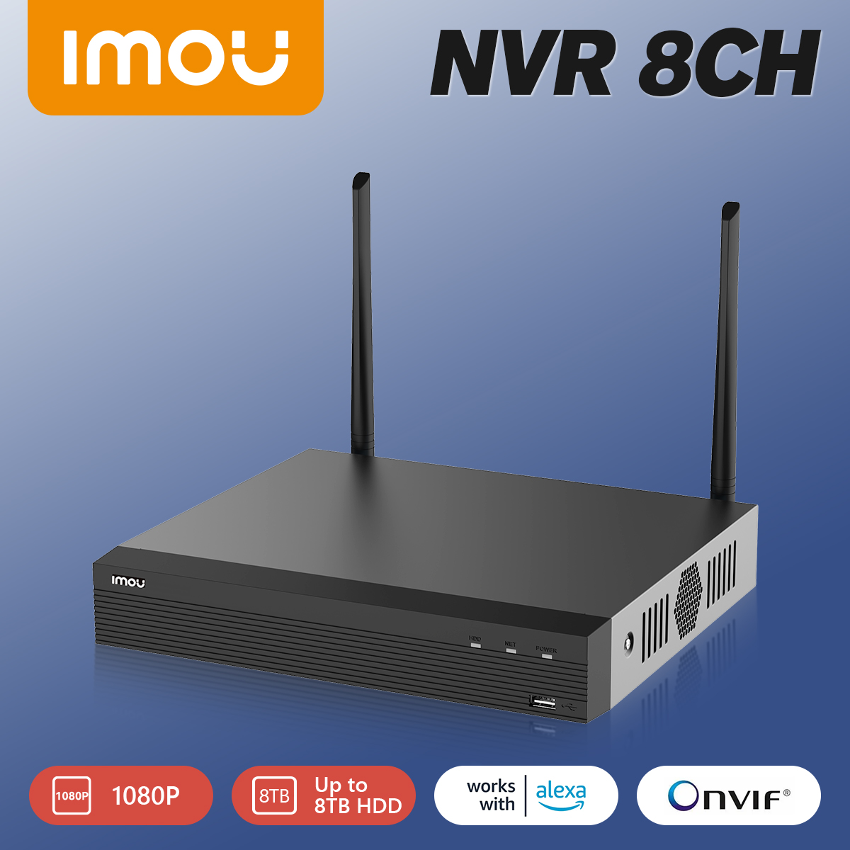 IMOU Wi-Fi 1080P NVR 8CH