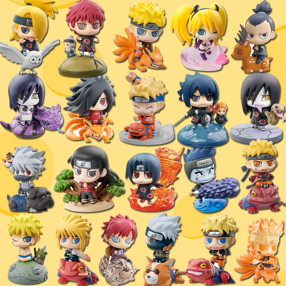 Lleva a casa a tus héroes favoritos de Naruto Shippuden: las figuras de SASUKE, KAKASHI y GAARA en PVC te ofrecen horas de diversión y colección en una oferta imperdible para fans y niños.