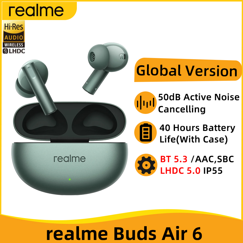 realme Buds Air 6: Auriculares Inalámbricos con Cancelación de Ruido