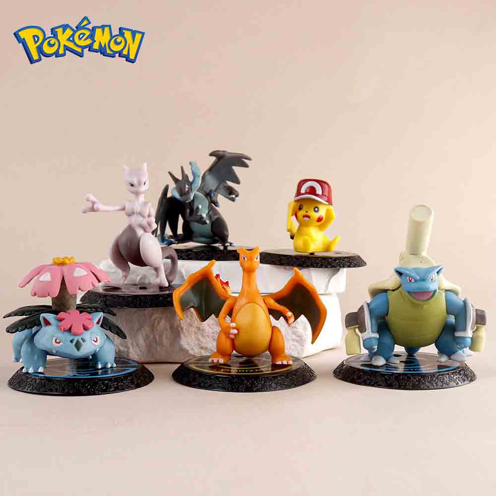 Pokemon 6 Pcs/Set Anime Figure