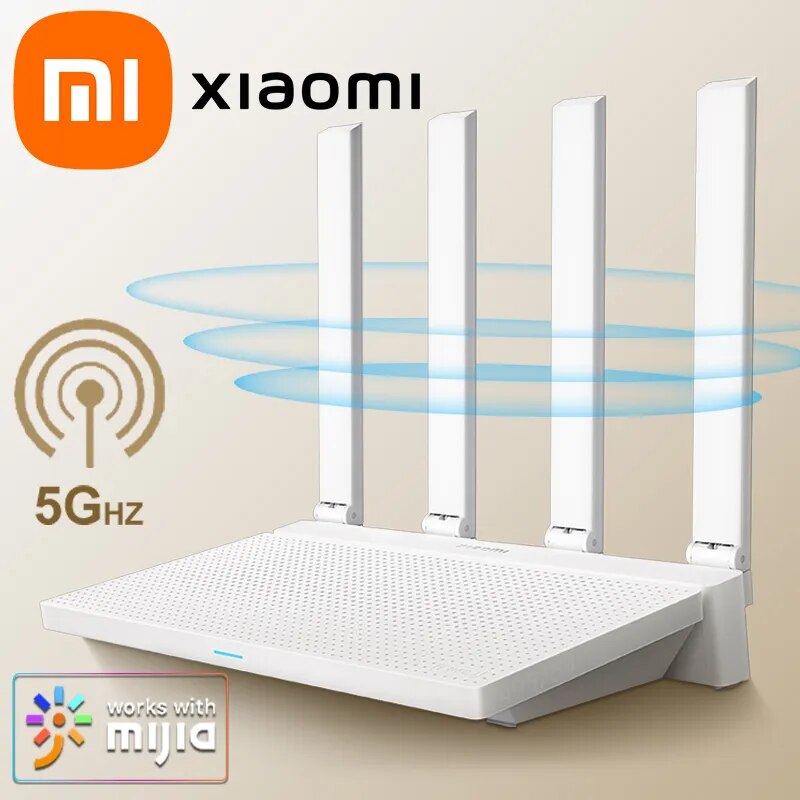 Transforma tu conexión a internet con la velocidad y estabilidad que necesitas: el ROUTER XIAOMI AX3000T ofrece un rendimiento sin igual para juegos, trabajo remoto y streaming, gracias a su CPU de 1.3GHz y bandas duales, garantizando una experiencia fluida y sin interrupciones.