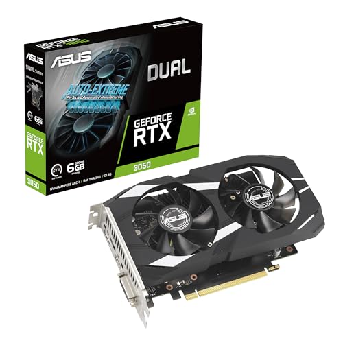 Juega a tus títulos favoritos en ultra sin sacrificar fluidez: la ASUS DUAL RTX 3050 con 6GB GDDR6 y PCIe 4.0 está en oferta para gamers exigentes.