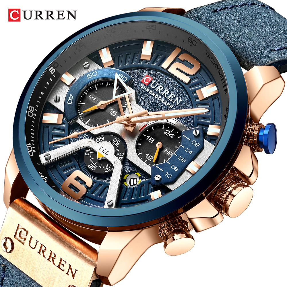 Análisis del reloj CURREN: elegancia casual y deportiva