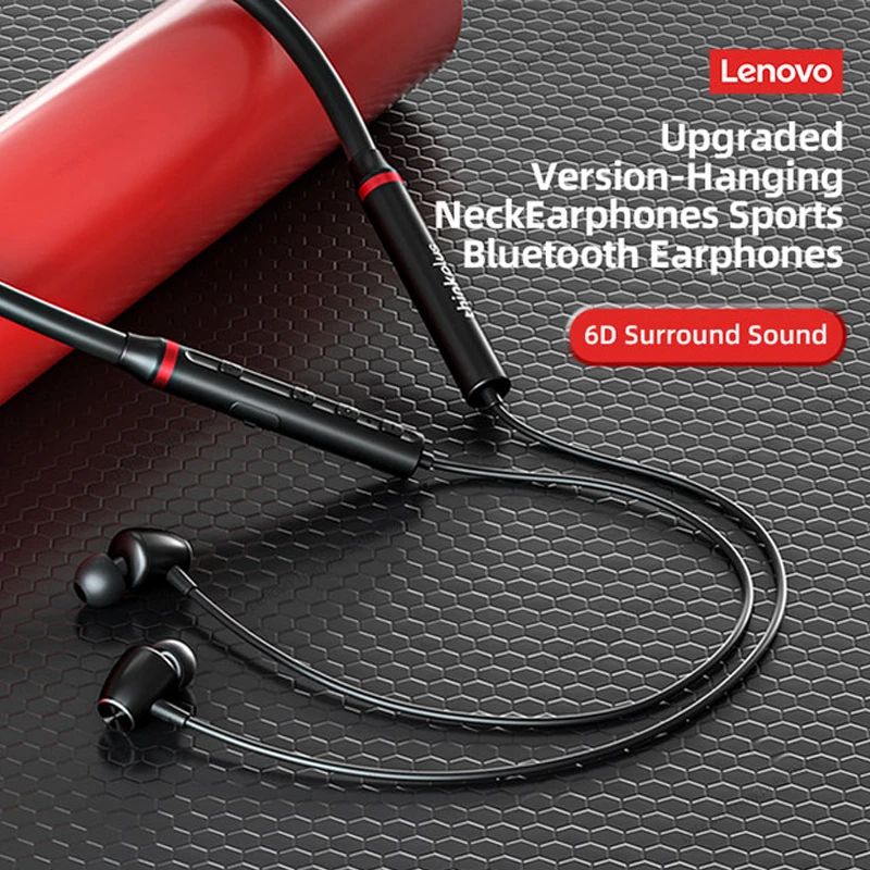 Escucha sin límites durante tu rutina deportiva: los LENOVO HE05X II ofrecen 12 horas de audio ininterrumpido con su diseño ergonómico magnético y resistencia al agua, ideales para atletas y amantes del fitness.